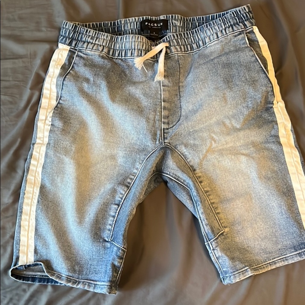Pacsun striped Jorts